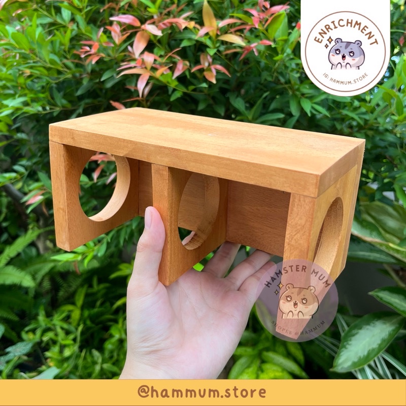 KAYU Hamster Tunnel Tunnel Tunnel Tunnel Tunnel Tunnel Tunnel | Wooden ... - Hamster Cage Wooden Tunnel Designs