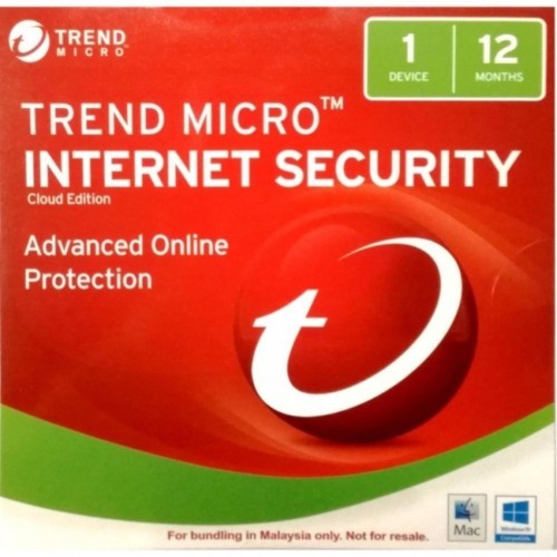 Trend Micro Internet Security (1 Year 1 User) | Shopee Malaysia