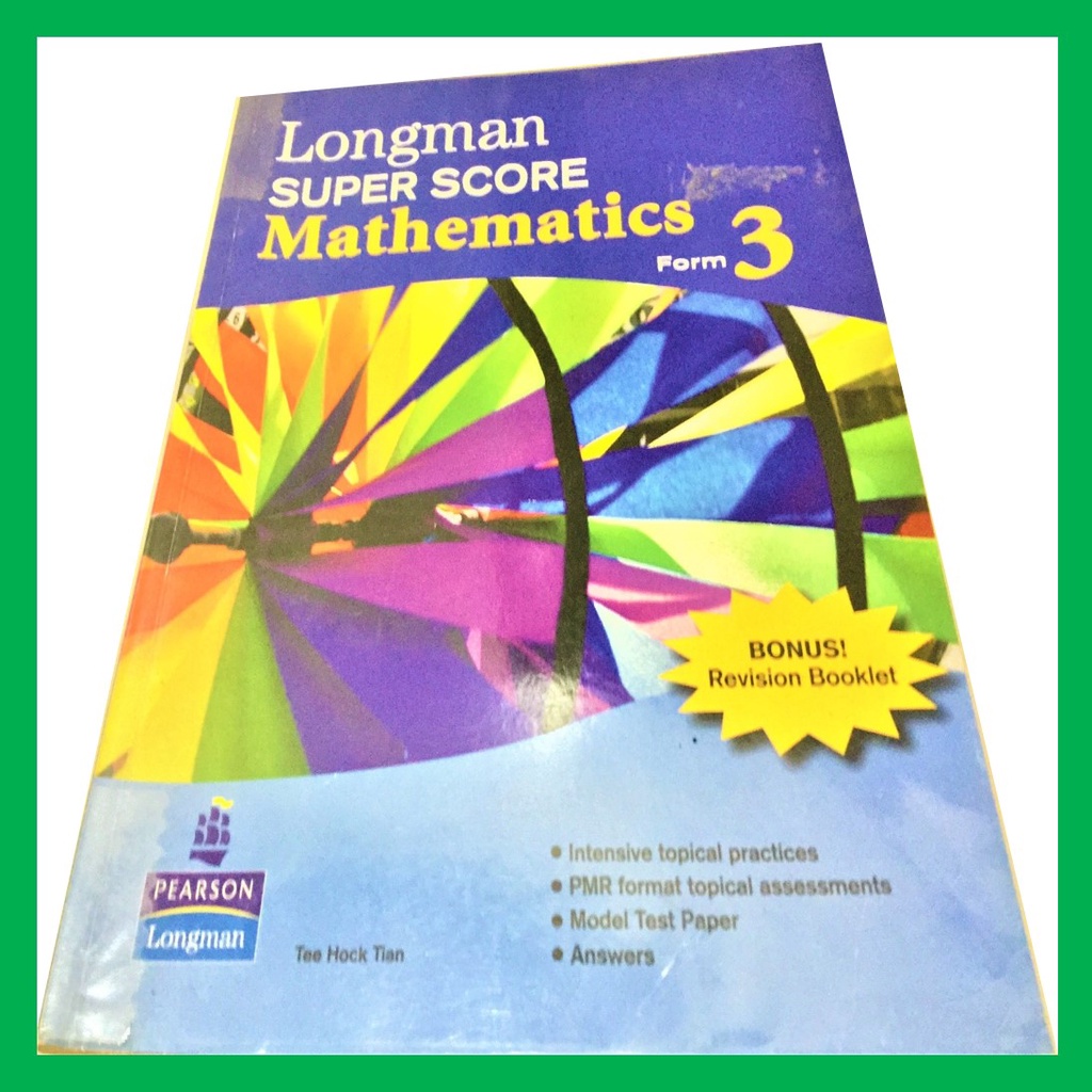 [READY STOCK] Pearson Longman Super Score Mathematics Intensive Topical ...