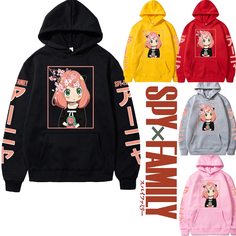 Anime Spy X Family Anya Forger Kids Hoodie Cosplay 3D Sweatshirt Lelaki Dan Perempuan Harajuku Hoodie Shopee Malaysia