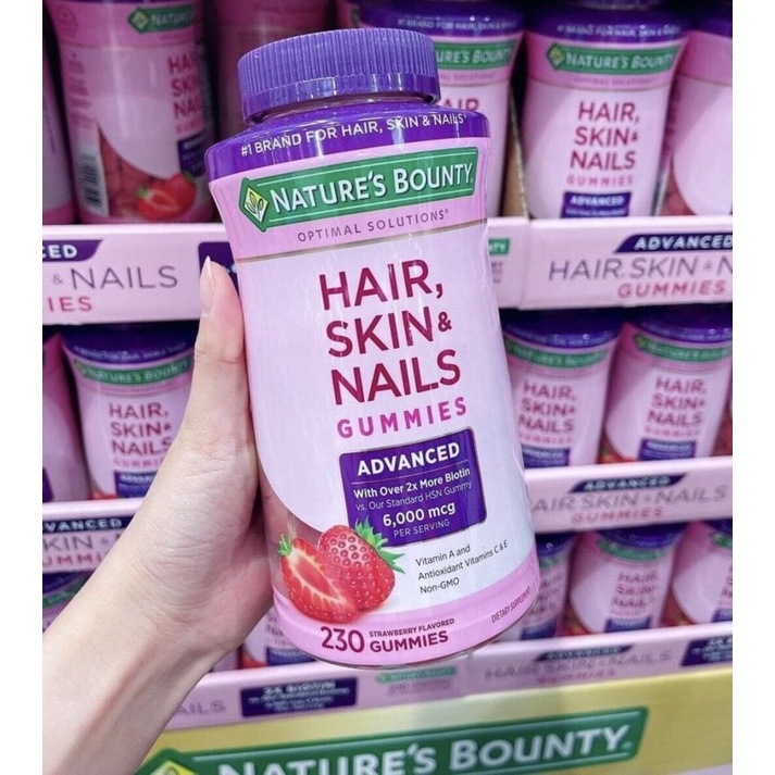 2025 Nature'S Bounty Hair, Skin, Nails Gummies Usa Piece Shopee Malaysia