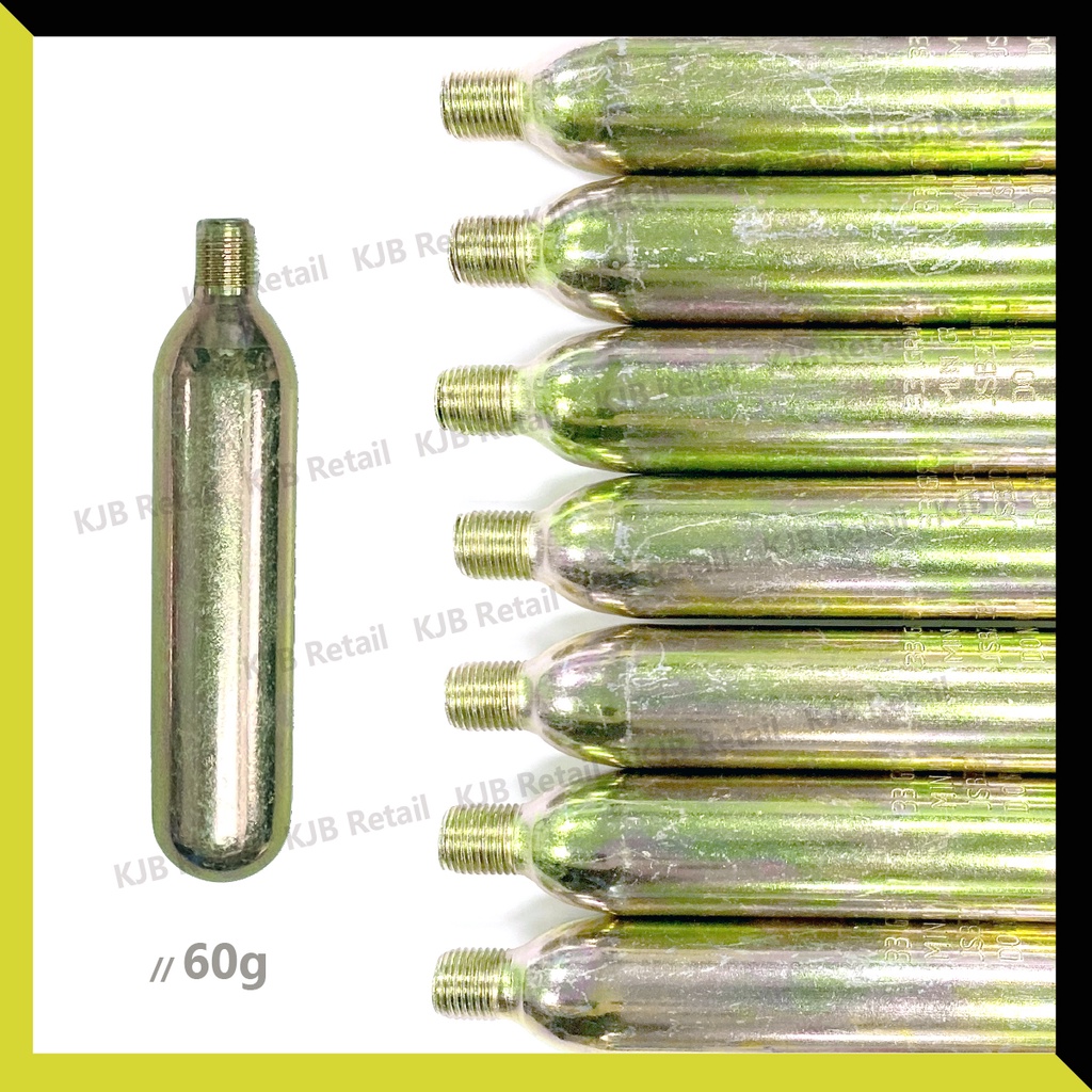 33g CO2 // 60g CO2 // Gas Threaded Cartridge for Life Vest (33 Gram