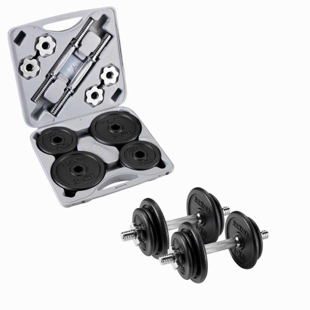 Decathlon 20 kg Weight Training Dumbbell Kit Versatility Durability Corength Shopee Malaysia