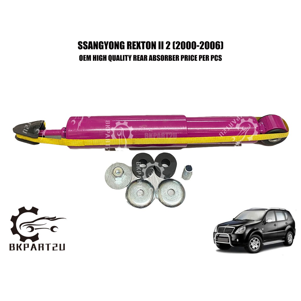 SSANGYONG REXTON II 2 (2000-2006) REAR ABSORBER BELAKANG WITH BUSH MADE ...