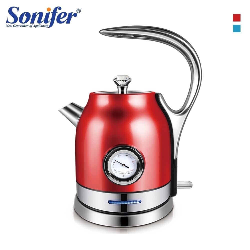 1.8L 304 Stainless Electric Kettle With Water Temperature Control