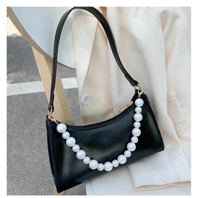 N139 READY STOCK MYFOOYIN woman shoulder pearl bag handbag | Shopee ...