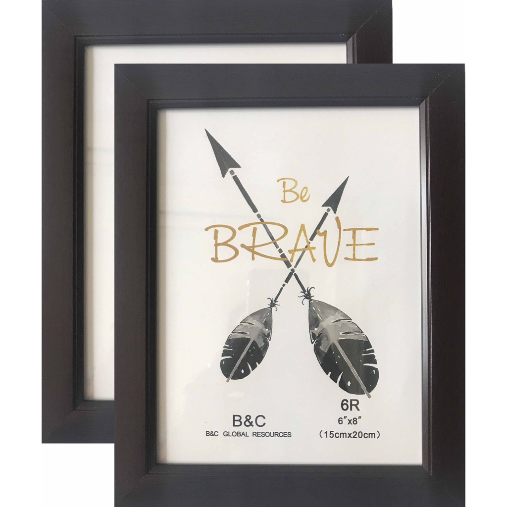 Photo Frame Size 6R - (2pcs) | Shopee Malaysia