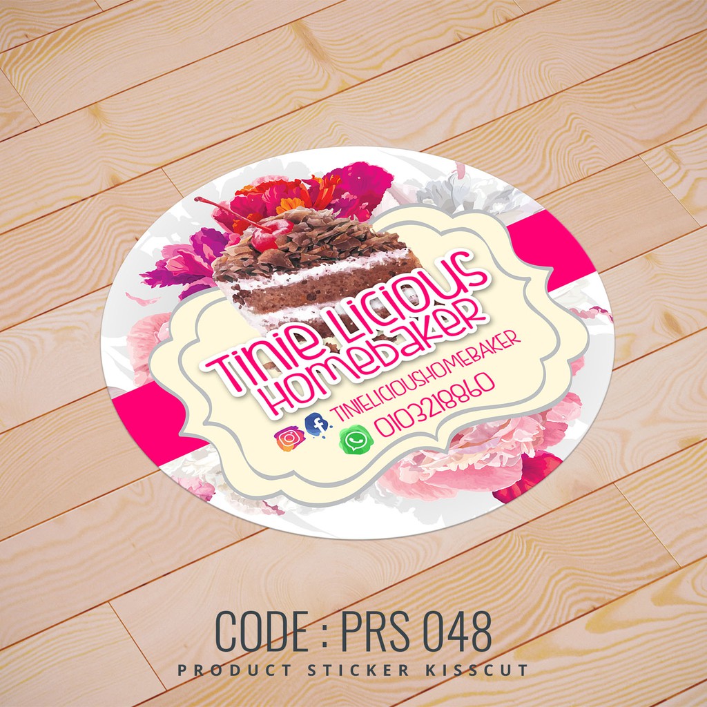 🔥LAKU KERAS!![READY STOCK] STICKER PRODUK CUSTOM PRS048 100PCS 🔥 ...