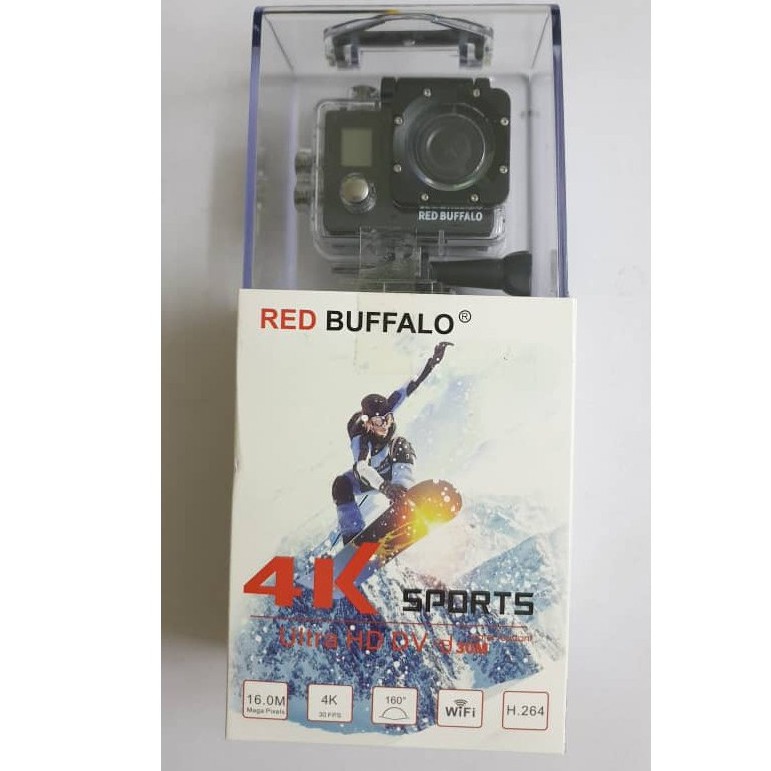 RED BUFFALO SPORTS ACTION CAMERA 16MP.FREE 16GB,mini tripod | Shopee ...