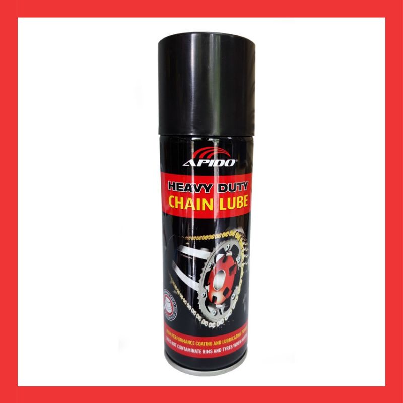 Original Heavy Duty Chain Lube Apido Pelincir Rantai Motor Spray Rantai ...