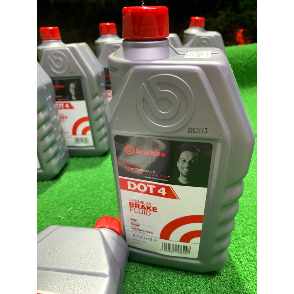 Brembo Premium Brake Fluid DOT 4 Low Viscosity 1000ml Bottle