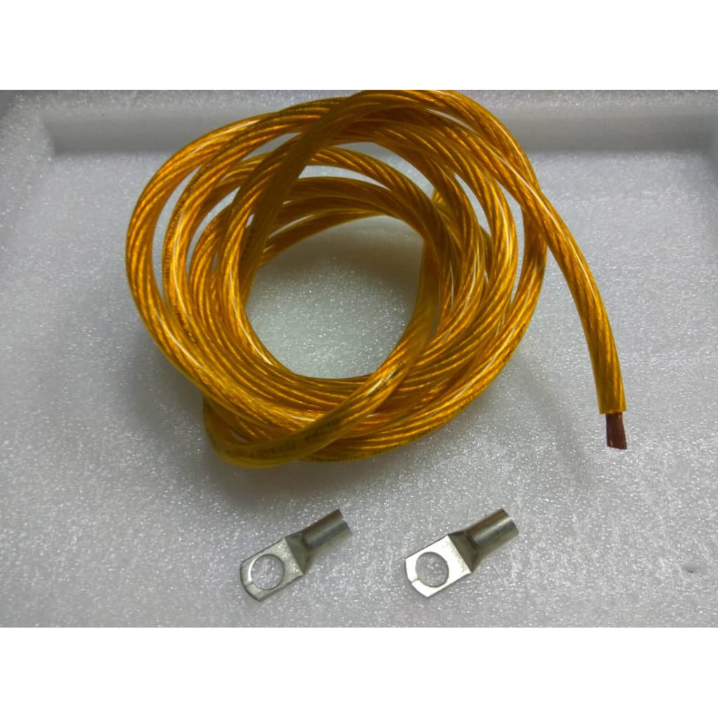 Car Copper Power Cable high current thickness 7mm for amplifier , super