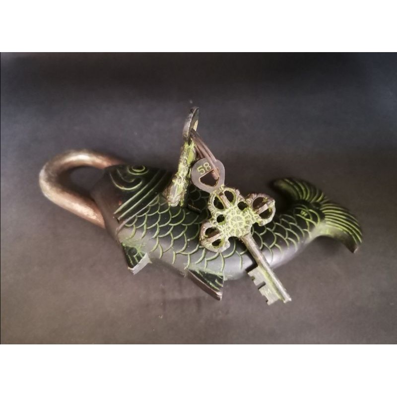 Fish Rustic Padlock Secret Lock | Shopee Malaysia