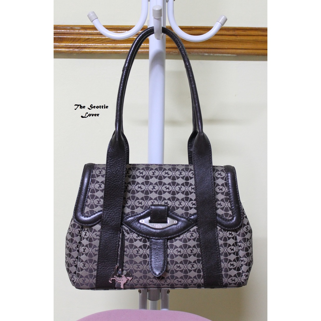 Used Radley Brown Multi dog Shoulder Bag Shopee Malaysia