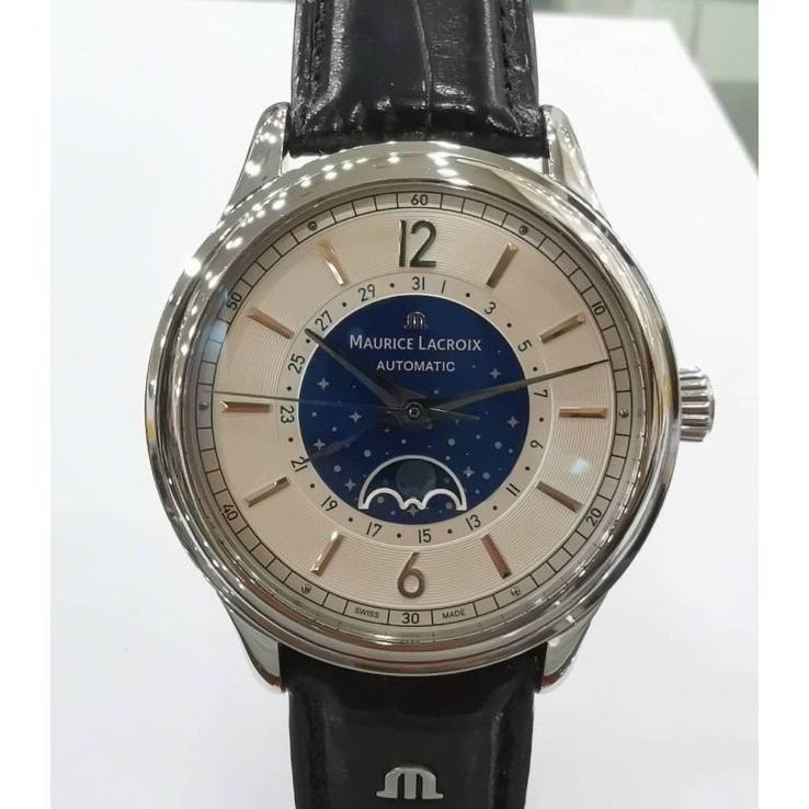 Milan Classic Authentic MAURICE LACROIX Les Classiques Moonphase Silver Dial S S Auto 40mm www.milanclassic Pre