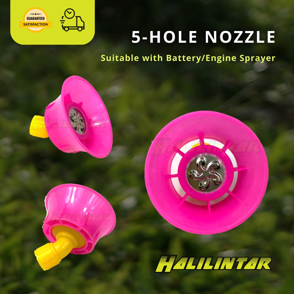 5 Hole 3 Hole Windproof Nozzle 14mm Battery Engine Knapsack Sprayer