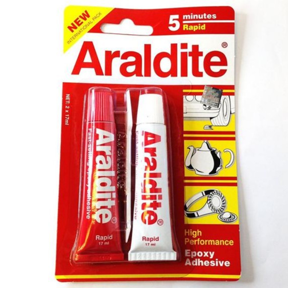 Araldite 5minutes Rapid High Performance FastSetting Epoxy Adhesive (2