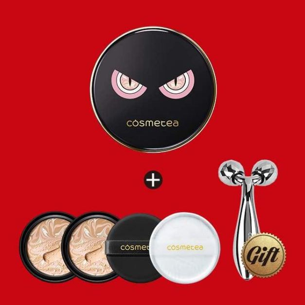 Cosmetea EE Cream Cushion + Free Face Lifting Roller + Refill (FREE ...