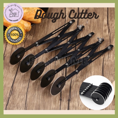 Non Stick Dough Cutter Pizza Cutter Cake Bread Pasta Slicer Pemotong ...