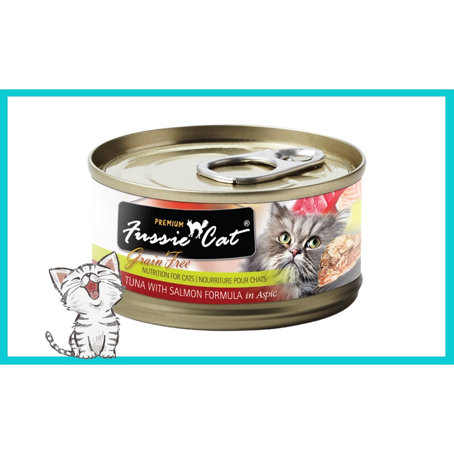 Fussie Cat Premium Black label 80g (AAFCO Complete Cat Food) Cat Canned