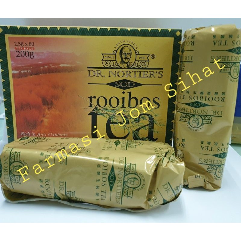 Teh Rooibos kurangkan Asid Urik uric acid 20's (No box) Dr. Nortier's