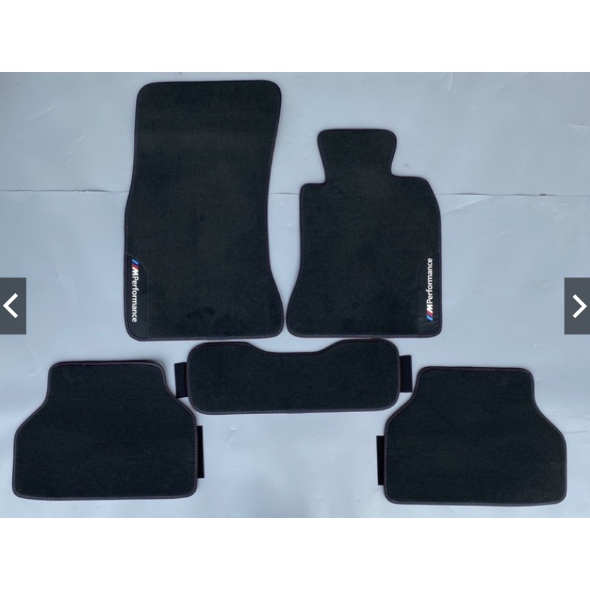 BMW E60 M PERFORMANCE CAR FLOOR MAT 5 SERIES M PERFORMANCE OEM CARPET ...