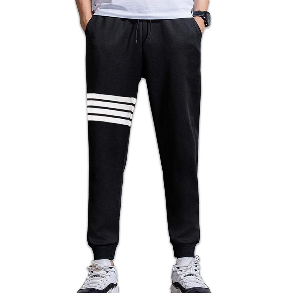 Horizontal Stripes Joggers for men