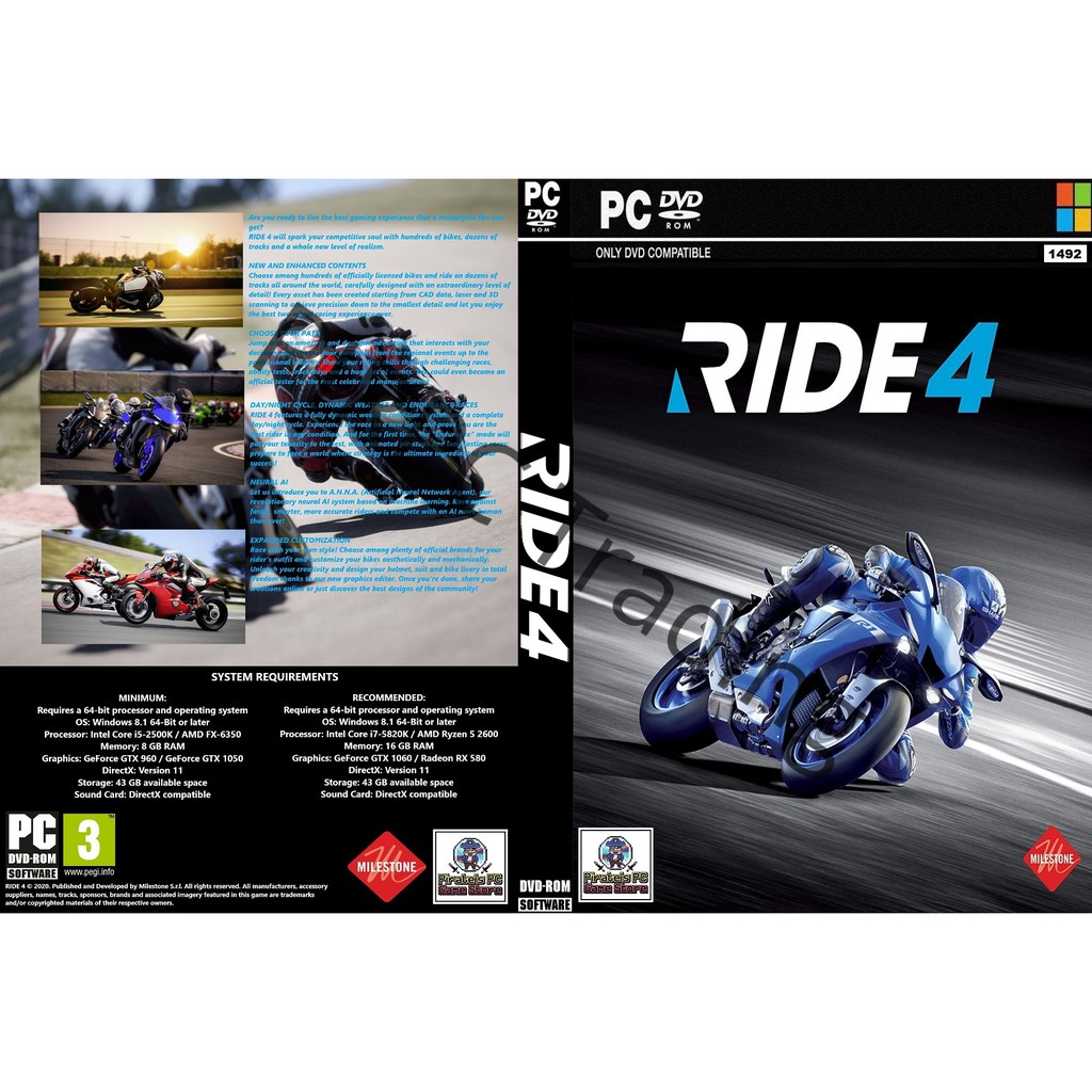 (PC DVD) Ride 4 - Complete The Set | Shopee Malaysia