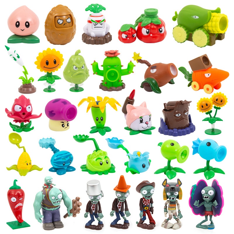 Figuras plants vs discount zombies