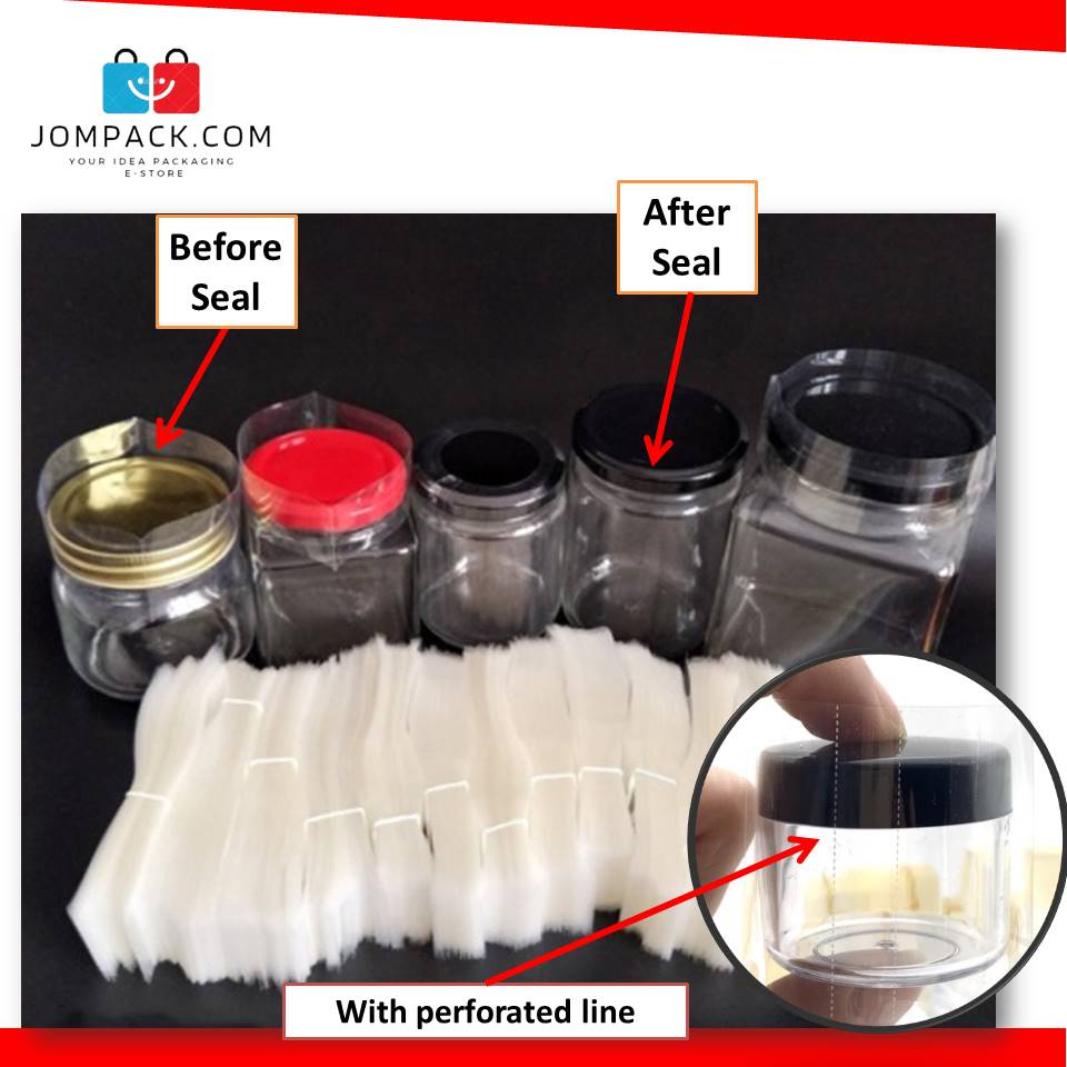 100pcs/packet PVC Capseal Shrinkable Plastic Sealer Heat Shrink Bands