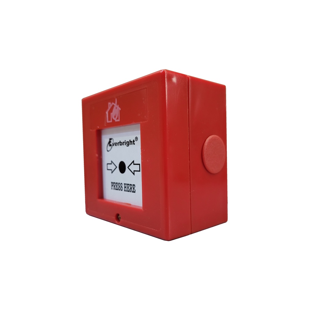 Everbright ECP-05-RSA Red Square Manual Call Point C/W Test Key ...