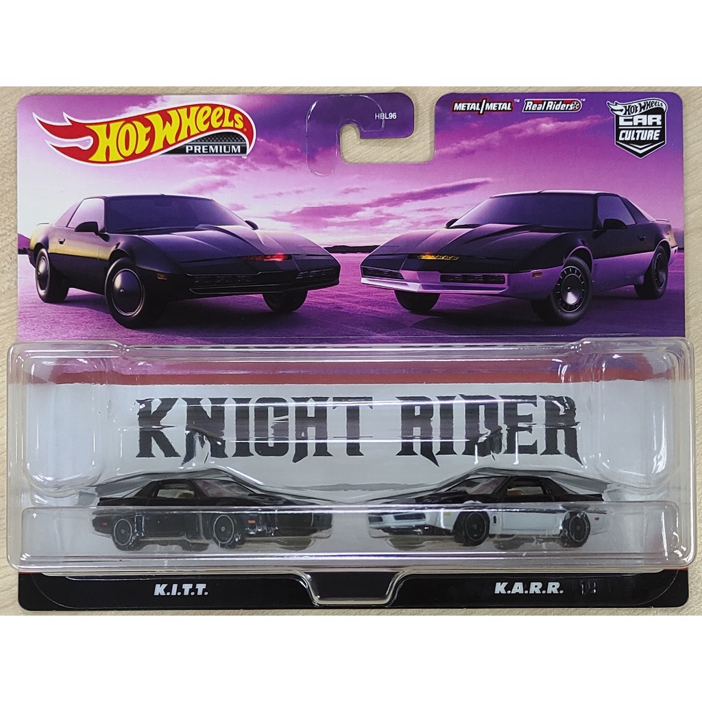 Hot Wheels Premium Car Culture 2-Pack Knight Rider [Twin KITT K.I.T.T. KARR  K.A.R.R.]