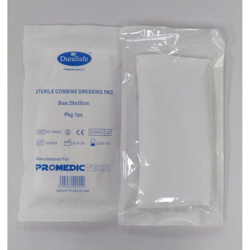 STERILE COMBINE DRESSING PAD 20CM X 20CM 10PCS | Shopee Malaysia
