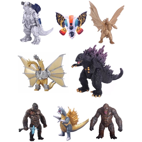 Godzilla VS Kong Collection Collectible Mini Figure Toy Cake Topper ...