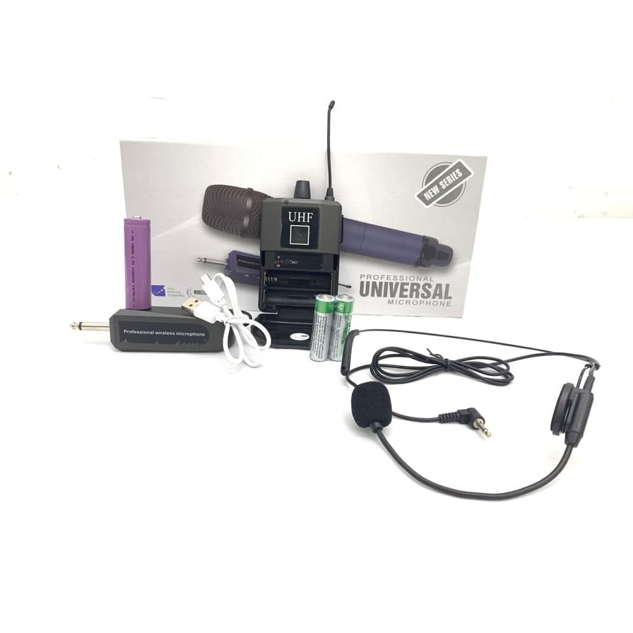 EZITECH wh188mt uhf single wireless headset mic