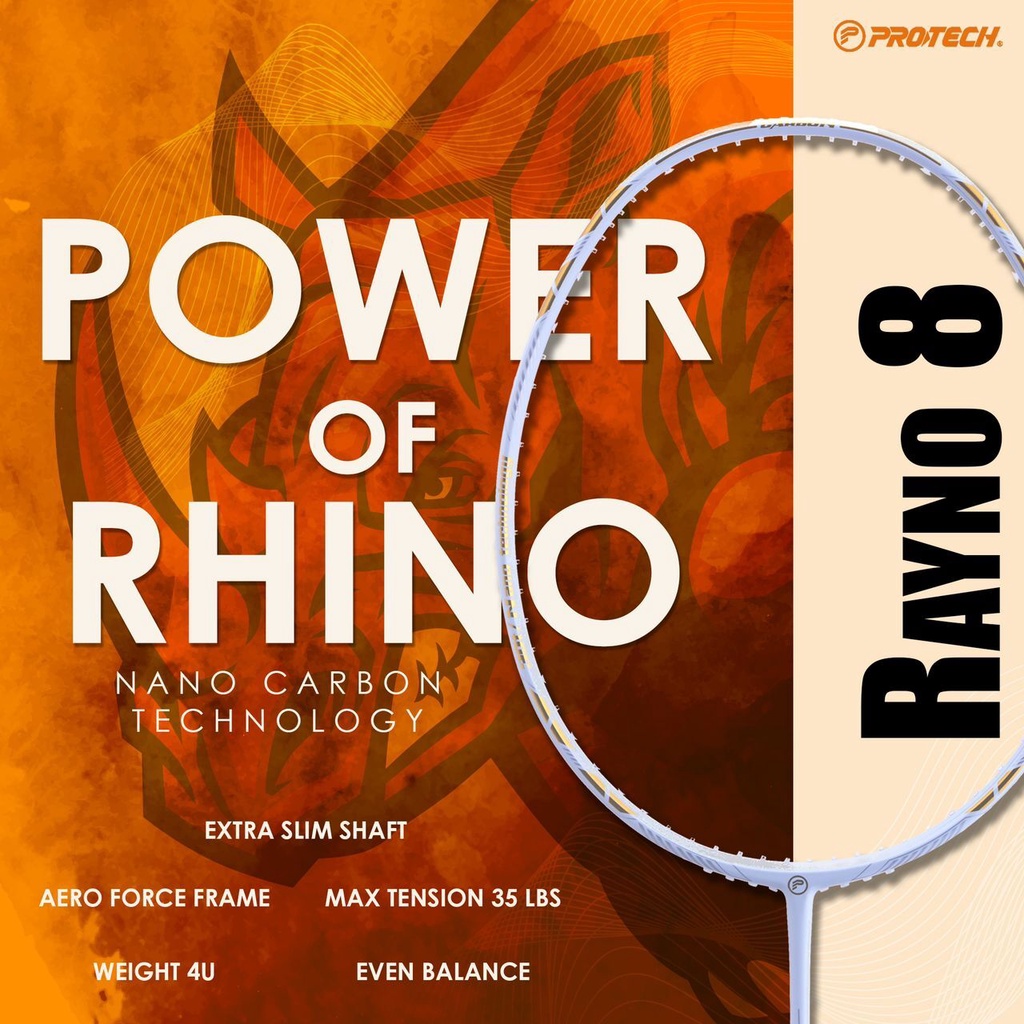 Protech Rayno series (No string) original Badminton racket (1pcs ...