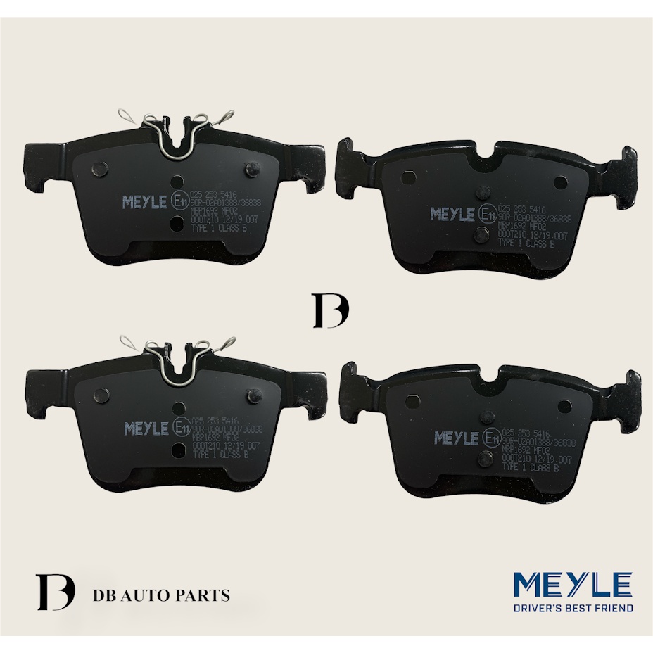MEYLE MERCEDES BENZ CCLASS W205 C180 C200 C300 REAR BRAKE PADS