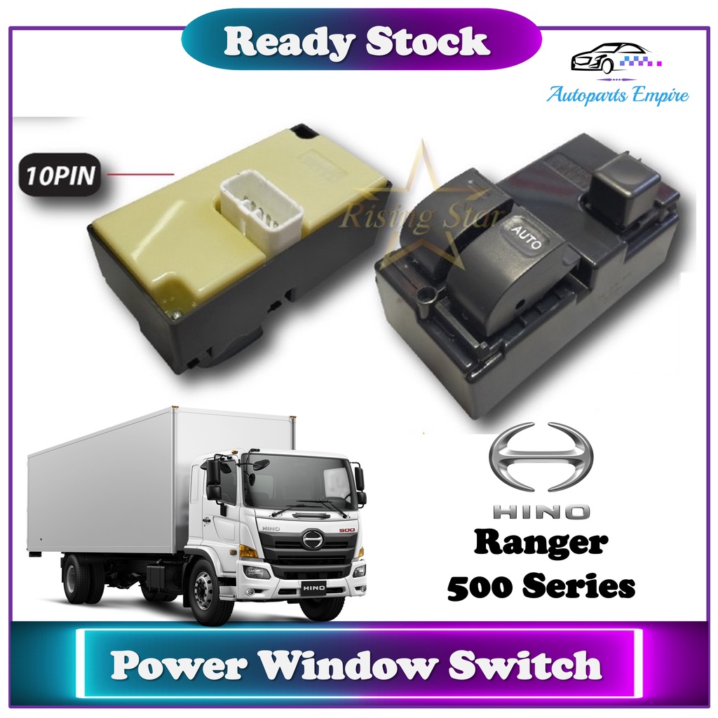 Hino 500 Series 】 Power Window Switch / Suis Tingkap Main / Sub ( Ranger / Right Hand Drive