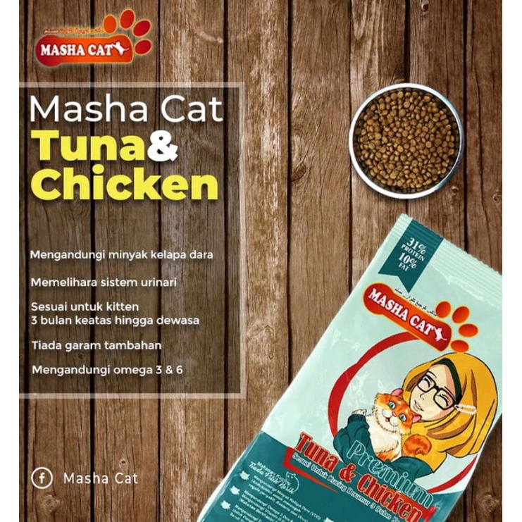 Open Shop Julai/2022,MASHA food cat 4KG DRY CAT FOOD (REPACK) Shopee
