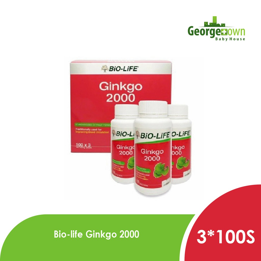Bio-Life Ginkgo 2000 [ 100's x 3 ] (GTG) | Shopee Malaysia