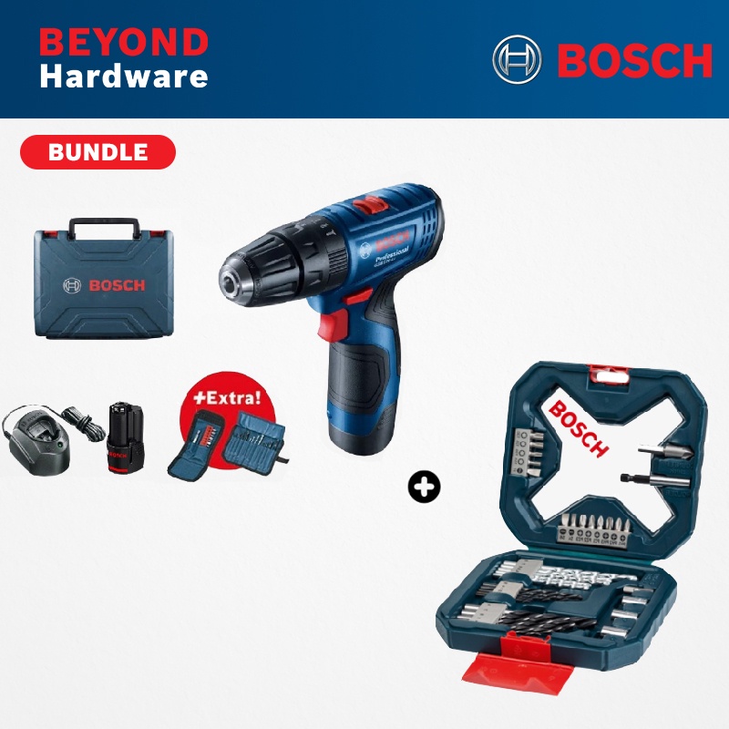 BOSCH [Bundle] GSB 120LI Gen 2 06019G81L1 + BOSCH XLine Drill & Screwdriver Bit Set (34 Pcs