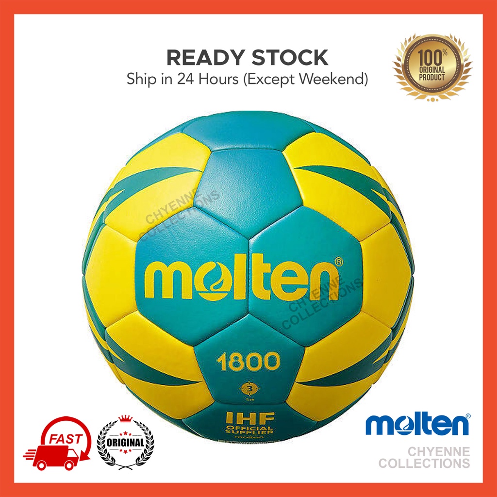 Original Molten Handball 1800 2200 • Size 3 • Bola Baling HX1800 HF2200 ...