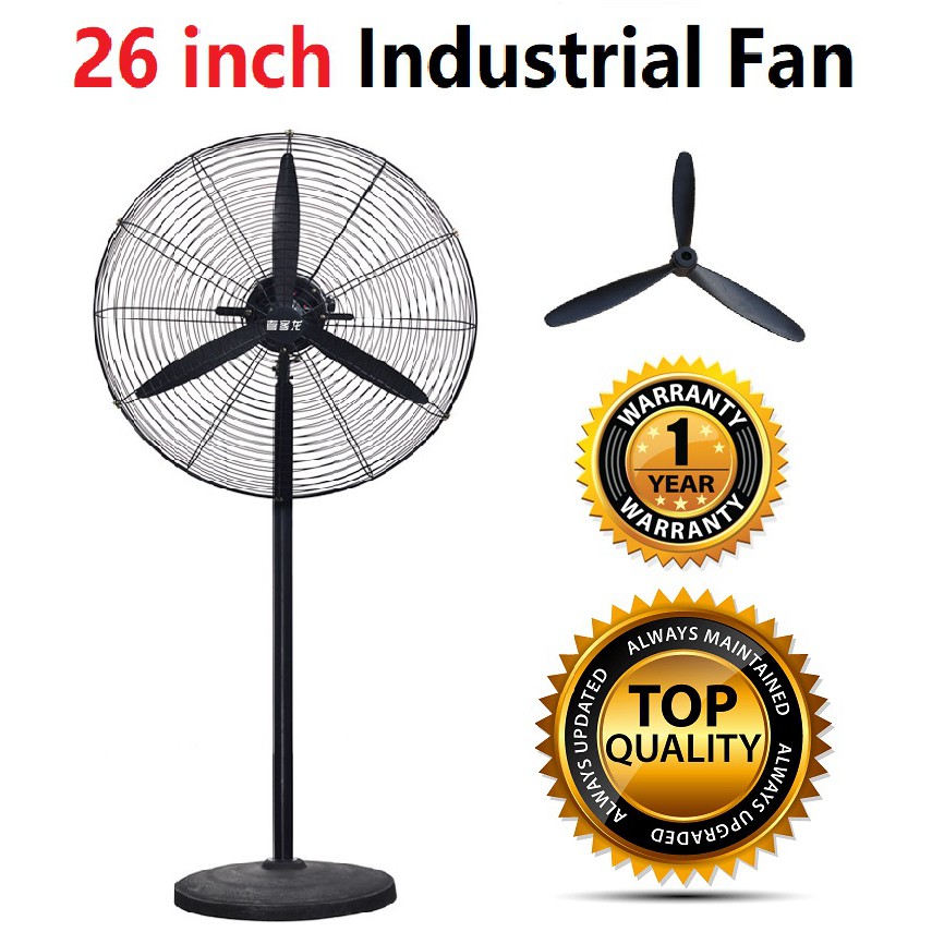 PACK DAILY* 26 Inch Industrial Stand Fan (Individual Box Packaging ...