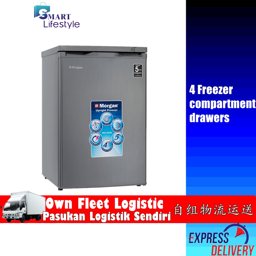 4Freezer Compartment Upright Freezer (85L) MUFDC88 Shopee