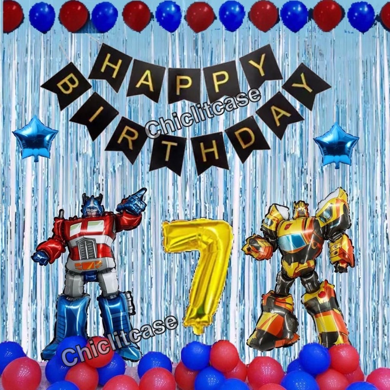 Transformer / bumblebee / optimus prime Birthday Decoration Package ...