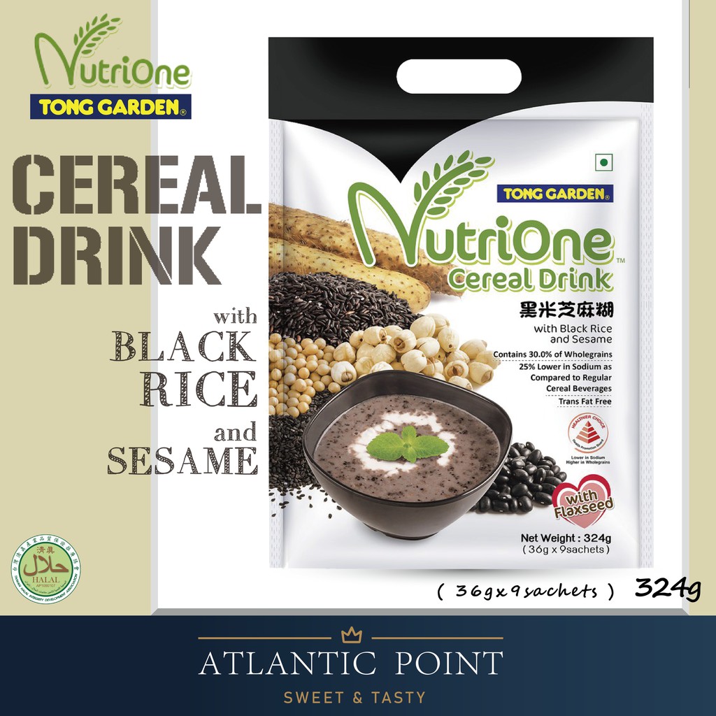 Tong Garden Nutrione Cereal Drink With Black Rice and Sesame / 25 ...