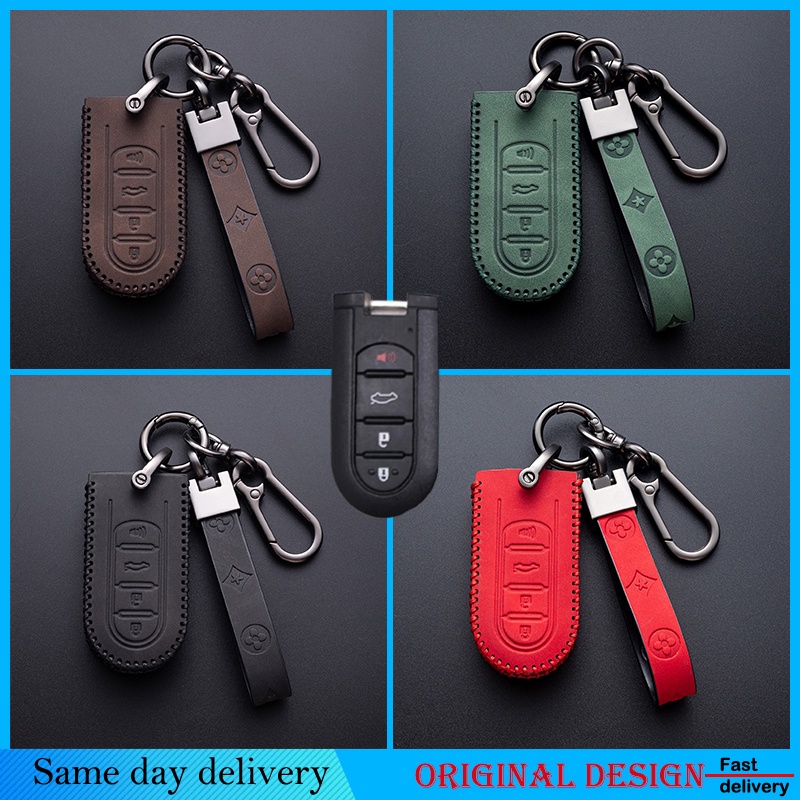 Perodua Bezza / MYVI / Aruz Keyless Remote Car Key leather Cover Case