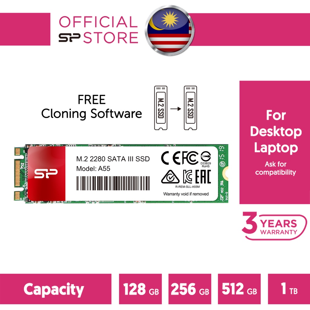 Silicon Power SATA III M.2 2280 Internal Solid State Drives 128GB ...