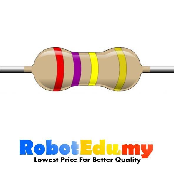 Perintang / Resistor 0.25W 5% (270K) - 270K Ohm [10pcs]