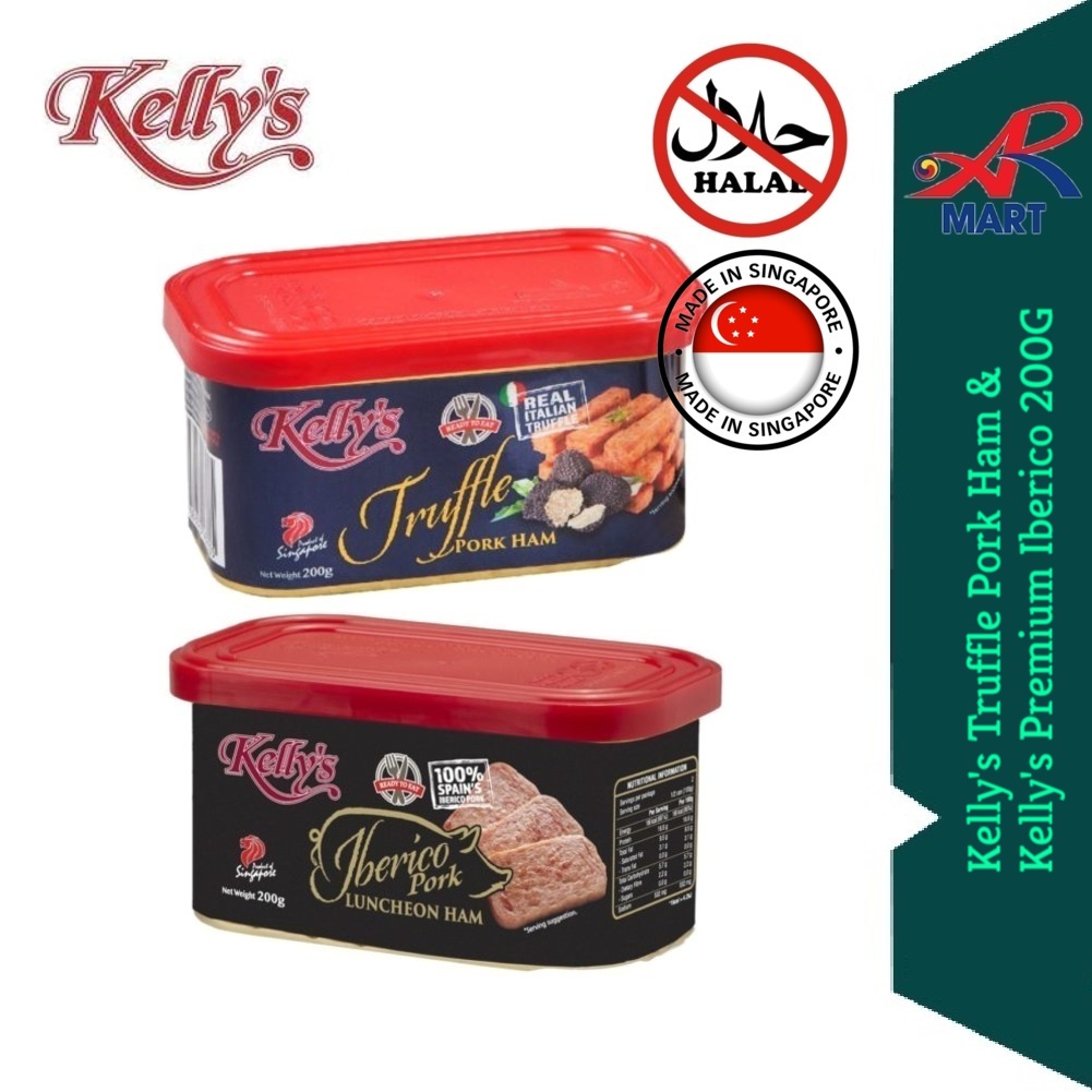 EXP: 6/2026 Kelly's Truffle Pork Ham & Kelly's Premium Iberico Luncheon ...